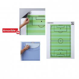 Tableau magnétique et effaçable – Football – 60 x 80