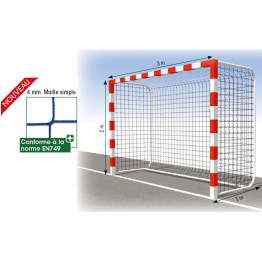 Filet handball – dia. 4 mm – maille 100 mm – sans noeuds