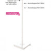 Poteau de badminton double