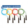 Corde à sauter ajustable 2.2 m