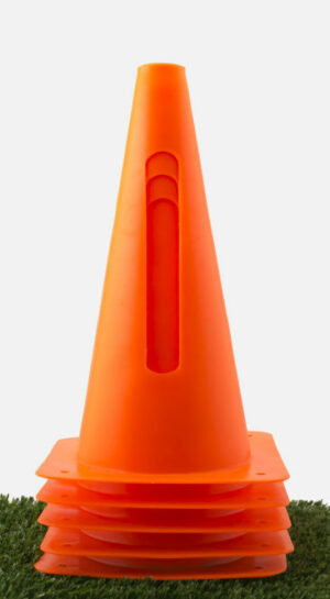 Lot de 4 cônes flexibles de délimitation 30cm