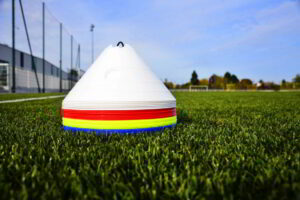 Lot de 20 balises/soucoupes/cônes de délimitation géants