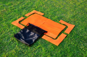 Lignes et angles marquage au sol