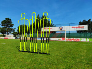 Lot de 3 mannequins d'entraînement avec sac