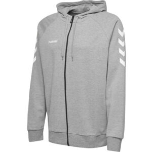 Sweat zippé à capuche coton Hmlgo Hummel