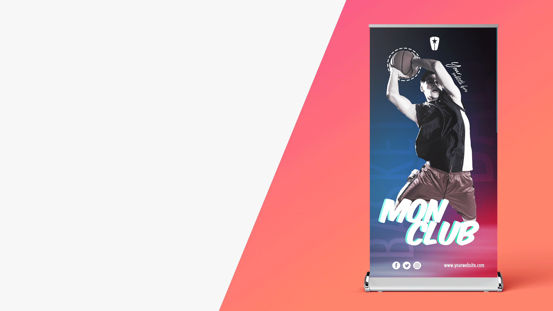 Roll-up, oriflammes et banderoles personnalisables pour tournois Origine Sport