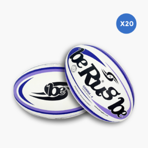 Lot de 20 ballons de rugby entraînement BeRugbe Gamma T4