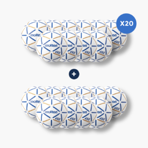 Lot de 20 ballons de handball match Molten D60 T3