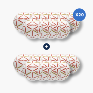 Lot de 20 ballons de handball match Molten D60 T2