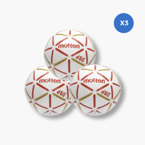 Lot de 3 ballons de handball match Molten D60 T2