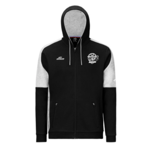 US Fronton Veste capuche coton noir